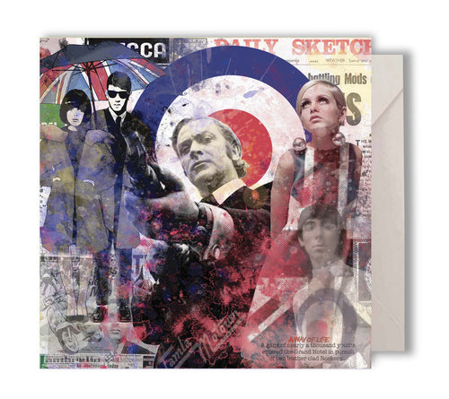 60s Mod Greeting Card