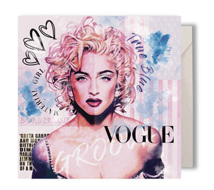 MADONNA GREETING CARD