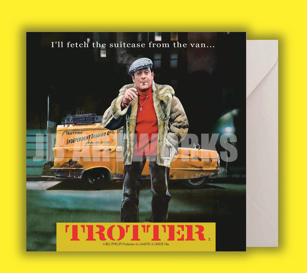 TROTTER GREETING CARD
