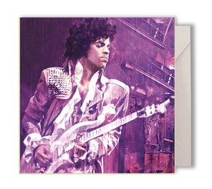 Prince "Purple Rain" Greeting Card