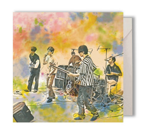 The Stone Roses "Waterfall" Greeting Card
