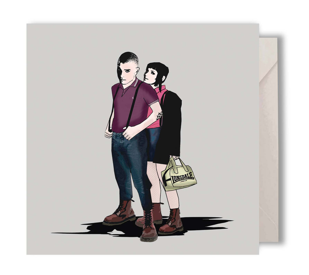 Skinheads Greeting Card