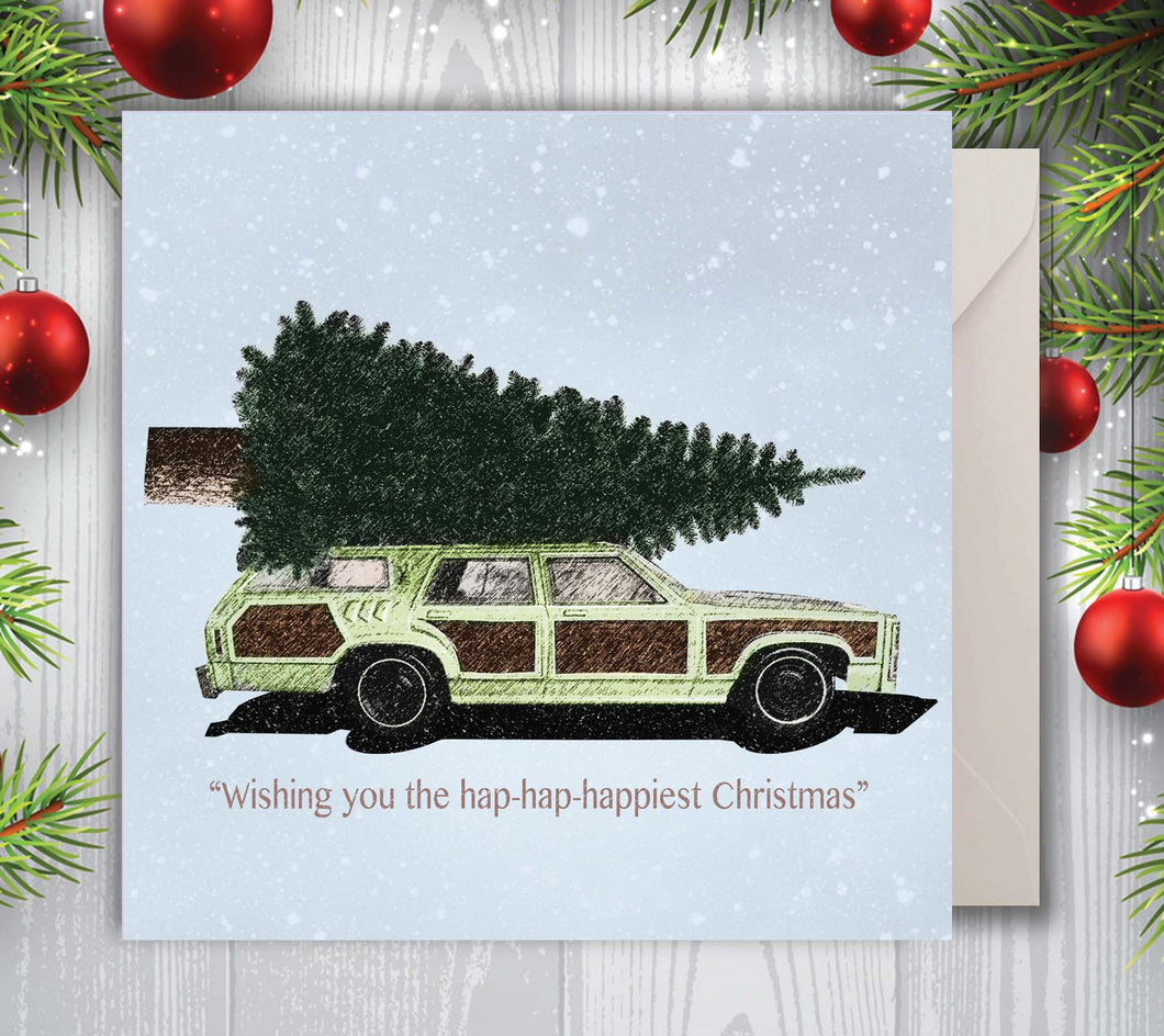 NATIONAL LAMPOONS 'CHRISTMAS VACATION' CHRISTMAS CARDS 4 PACK – JBartworks