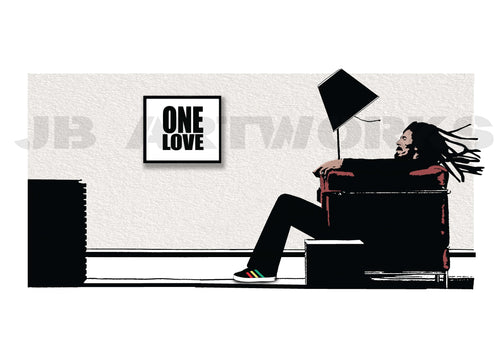 Bob Marley Cassette Ad Print