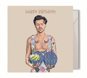 HARRY STYLES BIRTHDAY CARD