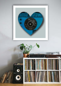 'Do I Love You' Heart 20x20" Vinyl Artwork