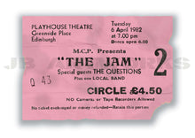 Load image into Gallery viewer, Jam Edinburgh Playhouse Ticket Print