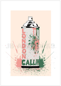 The Clash "London Calling" Spray Can