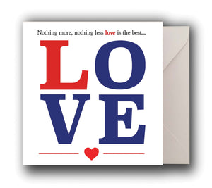 Madness It Must Be Love Greeting Card
