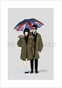 Mod Love Rain On Me Print