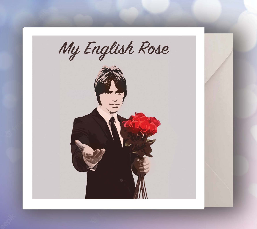 Paul Weller (English Rose) Greeting Card