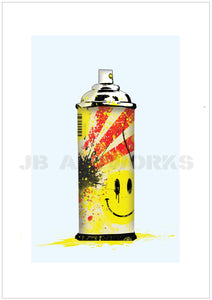 Acid Spray Can Print