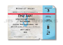Load image into Gallery viewer, Jam Wembley 82 Replica Ticket Print