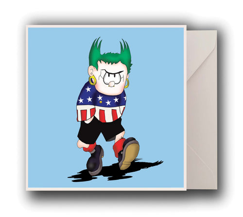 Keith Flint Menace Greeting Card