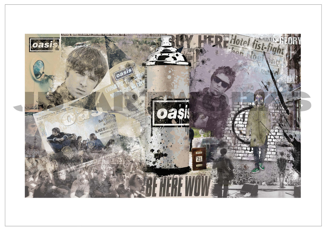 Oasis Collage Print