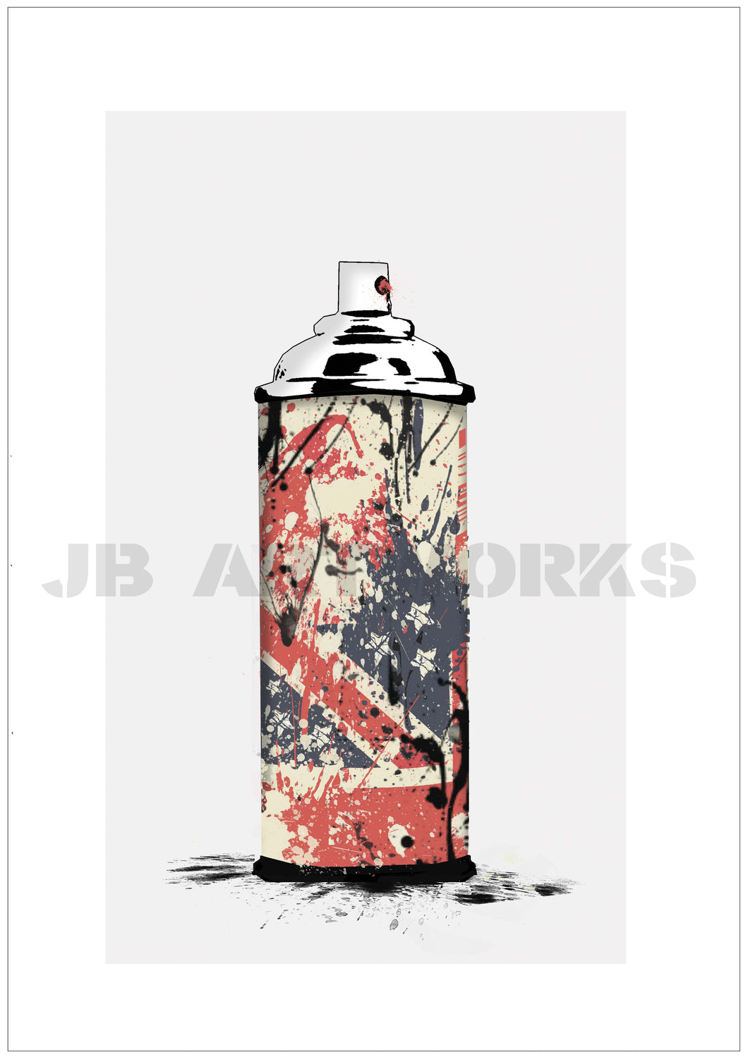 Stone Roses 2 Spray can Print