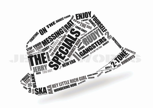 Unframed The Specials Typography Print